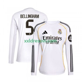 Real Madrid Jude Bellingham 5 Domaći Nogometni Dres 2025-2026 Dugim Rukavima